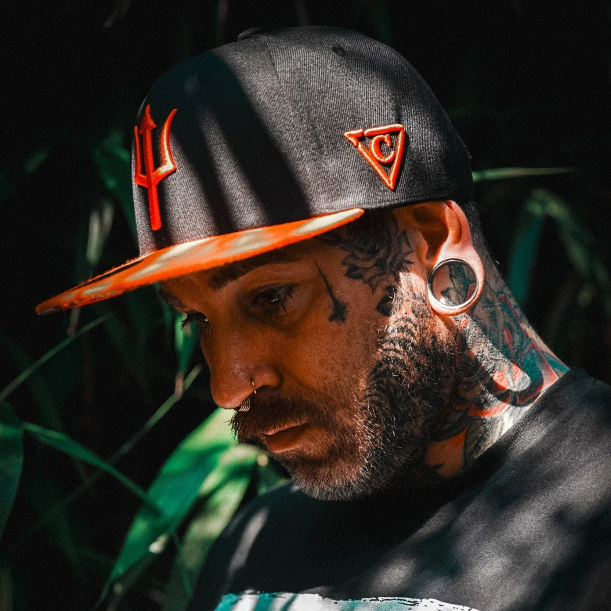 Aethon Snapback - Black/Orange - Image 5