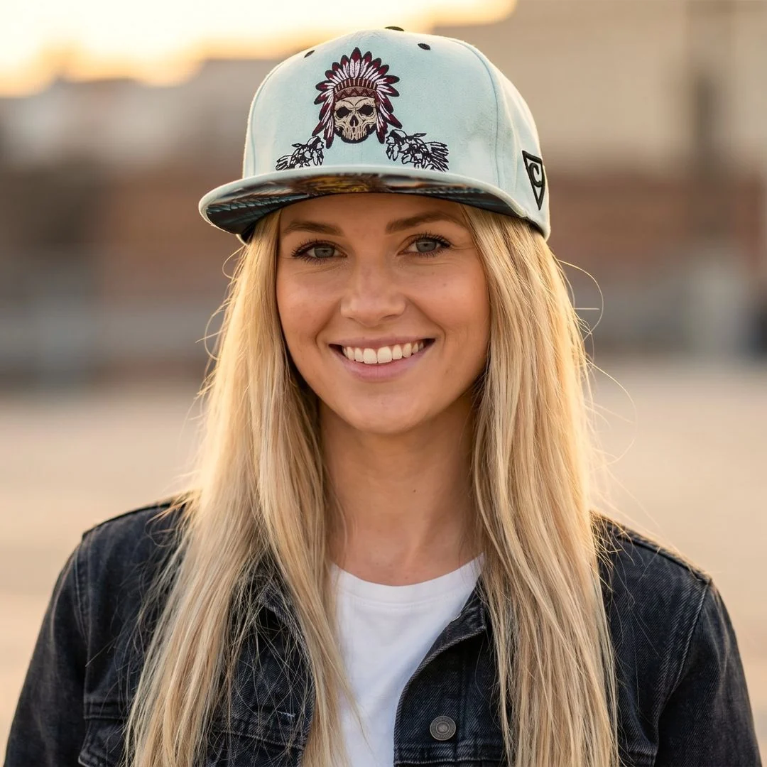 Ancestor Spirits Snapback - Light Mint Green Suede - Image 9