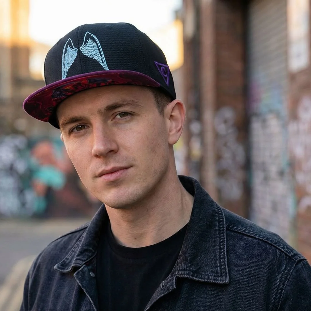 Angels of Death Snapback - Black/Purple Suede - Image 7