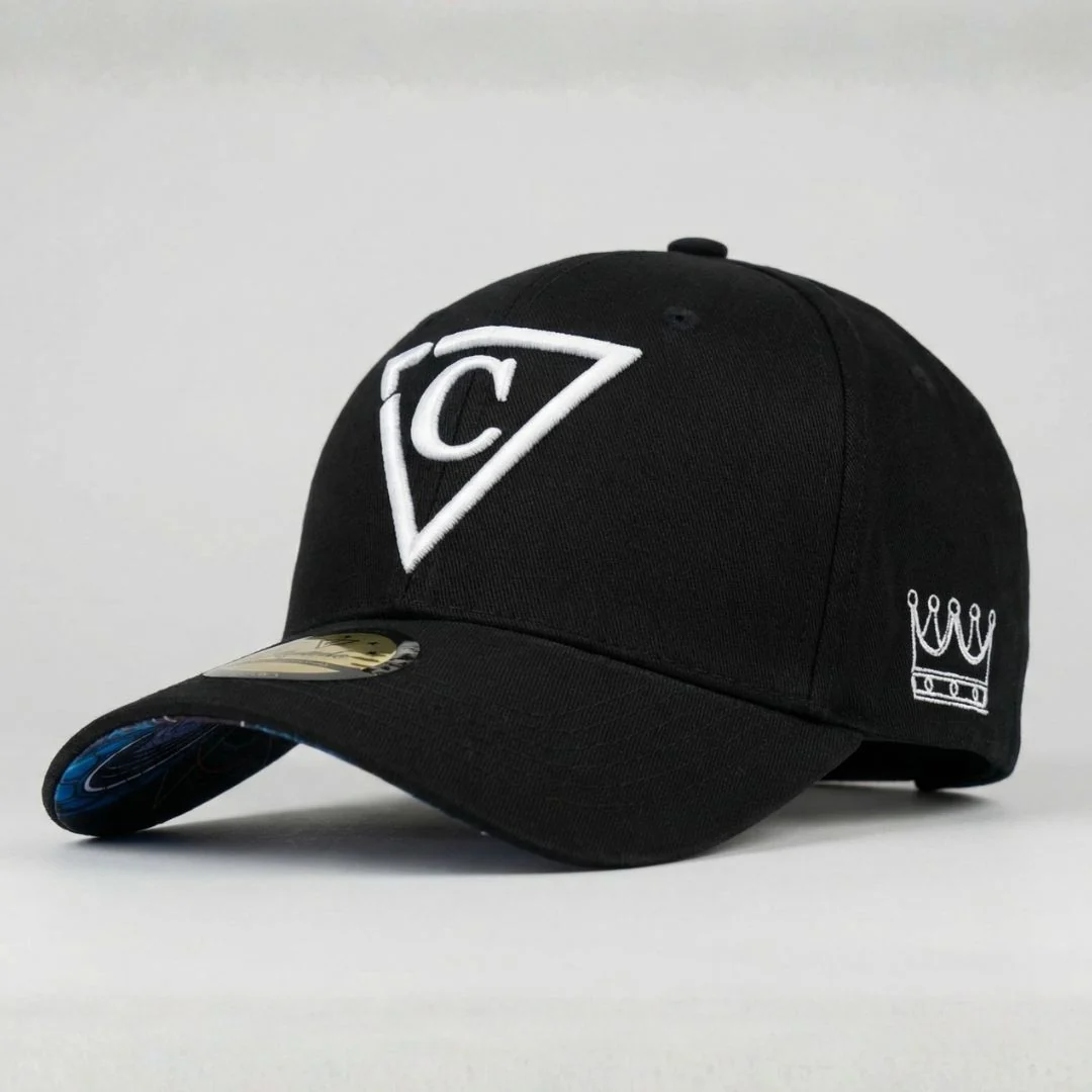 Angry Cobra Curved Baseball Cap - Black - Image 12