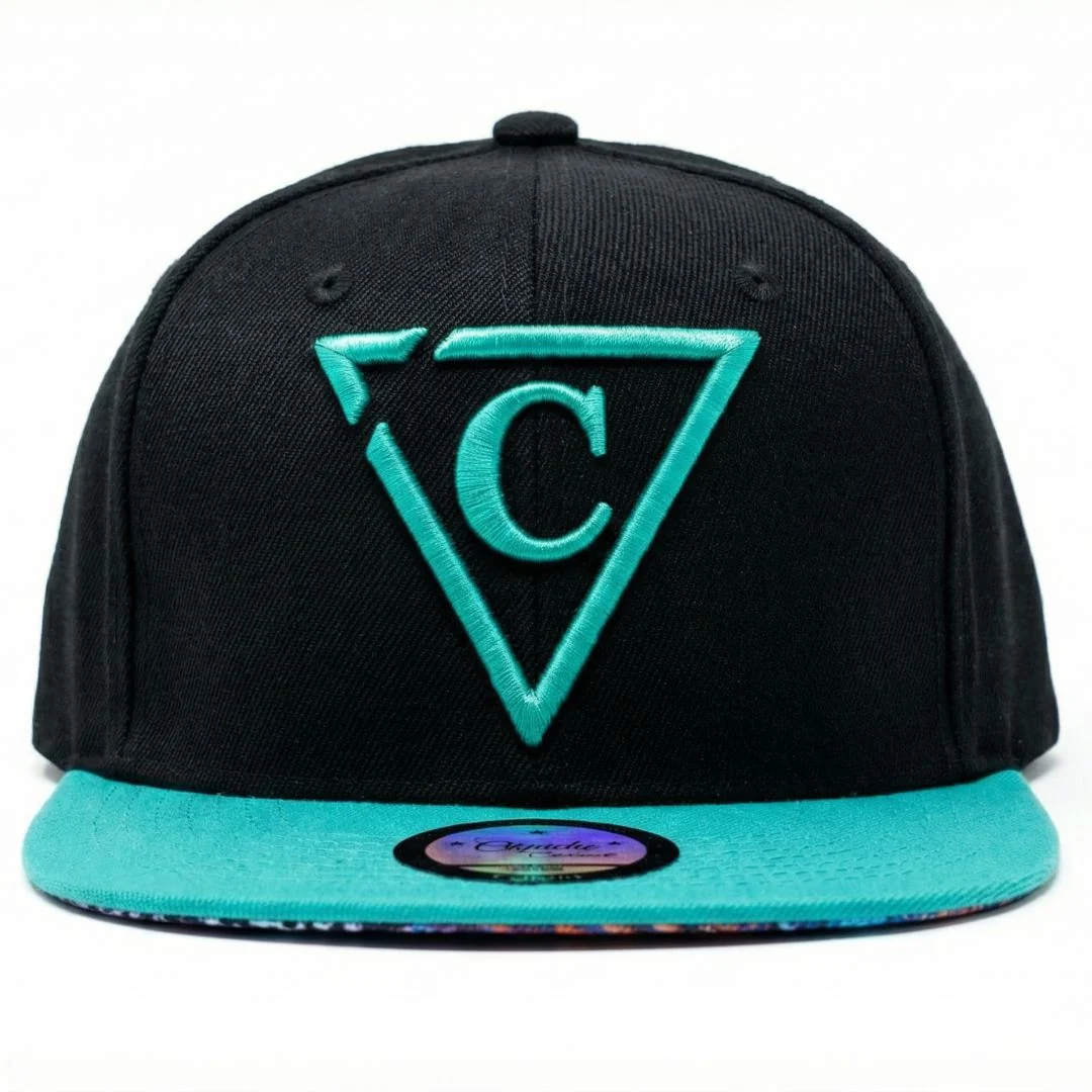 Animix Snapback - Black/Aqua - Image 10