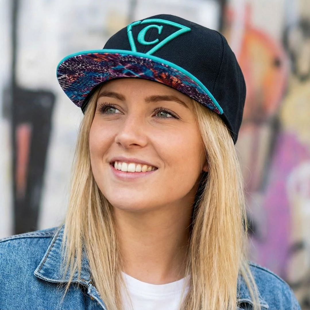 Animix Snapback - Black/Aqua - Image 8