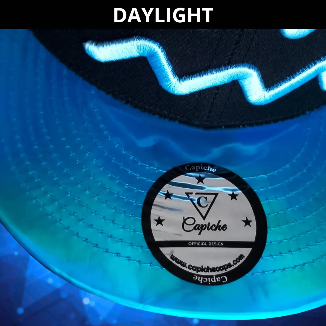 Aquarius Snapback - Black/Blue Metallic - Image 17