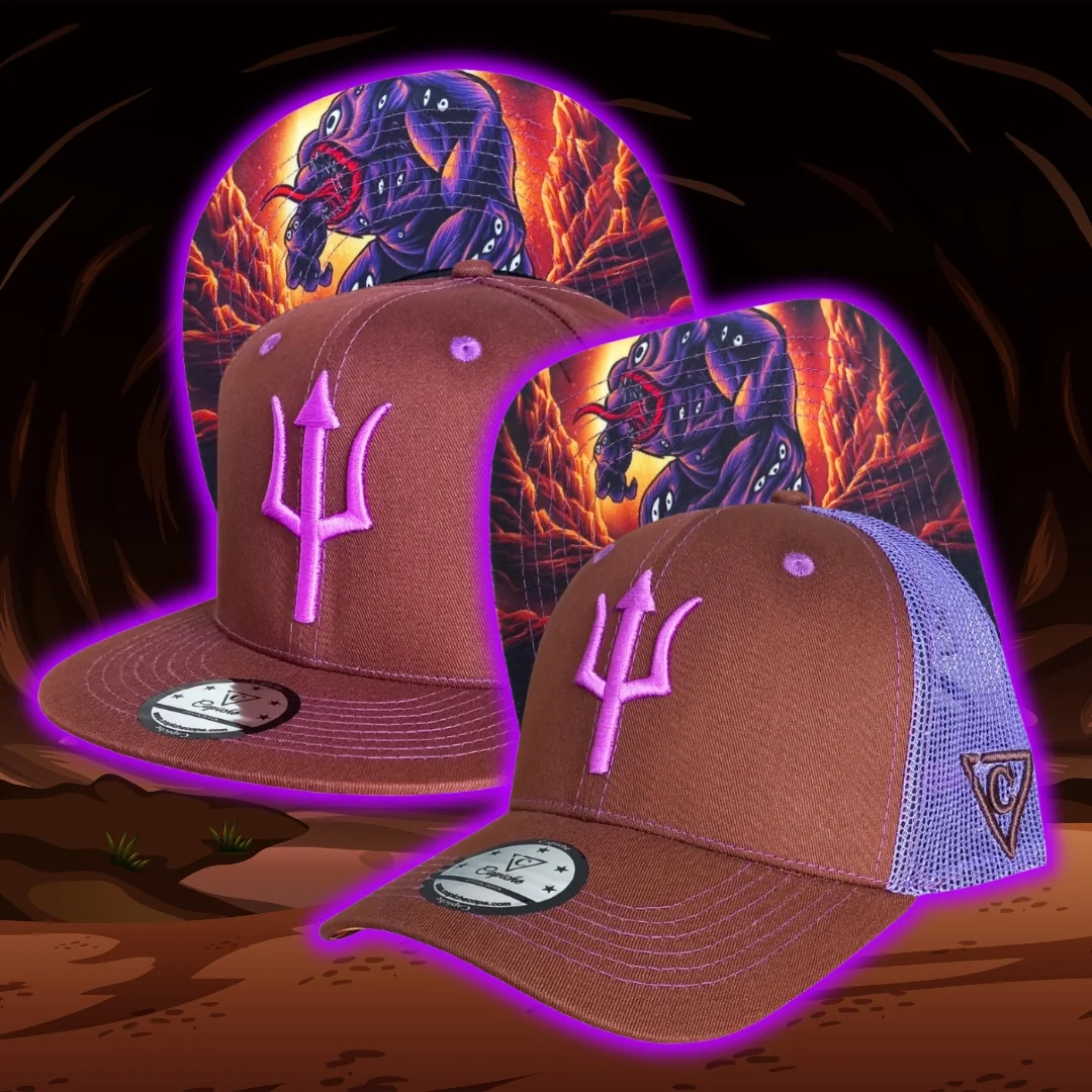 Argus Snapback - Brown/Purple Stitches - Image 16