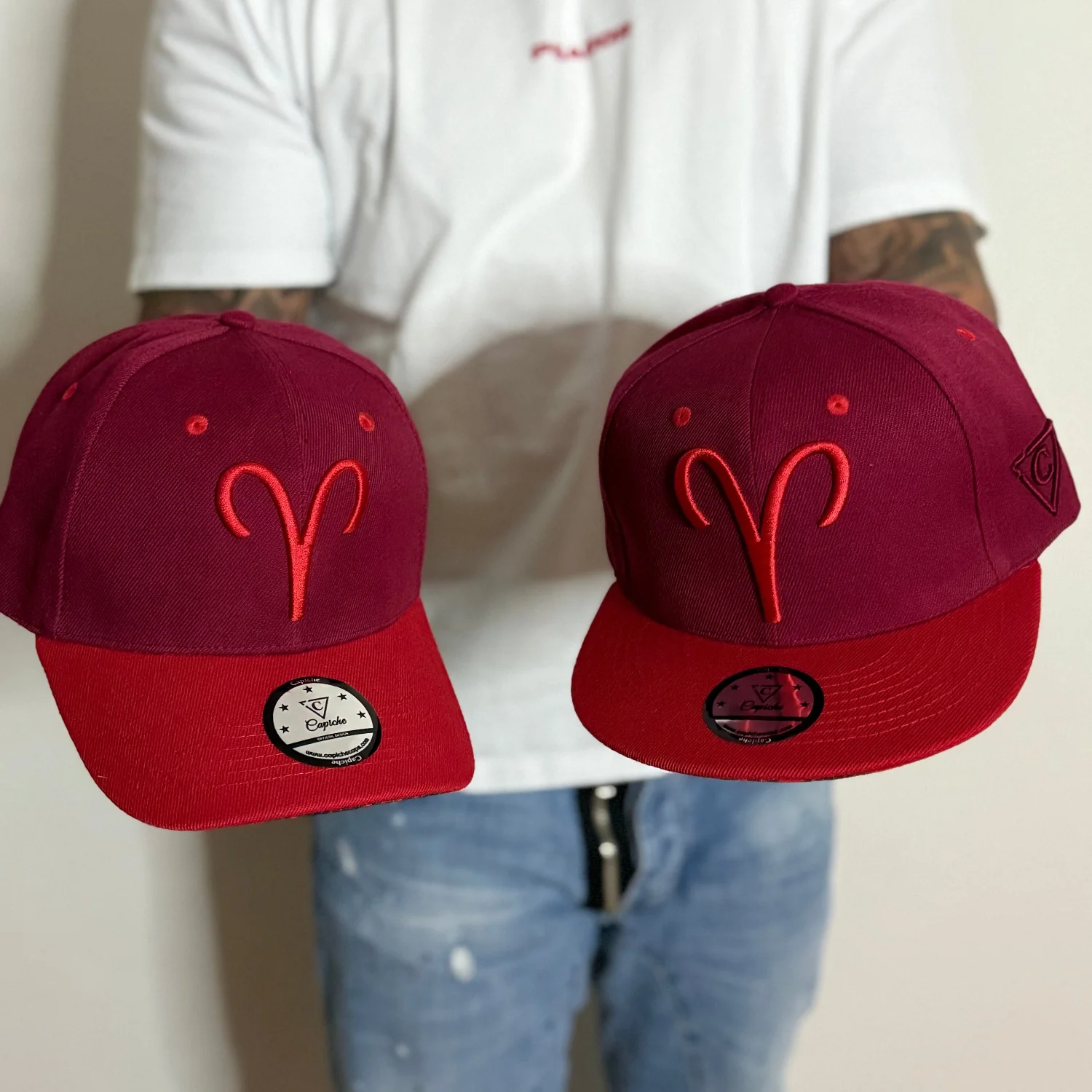 Aries Snapback - Red - Image 8
