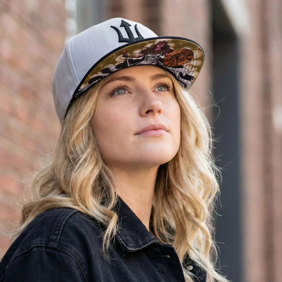 Athena Snapback - Grey/Black - Image 10