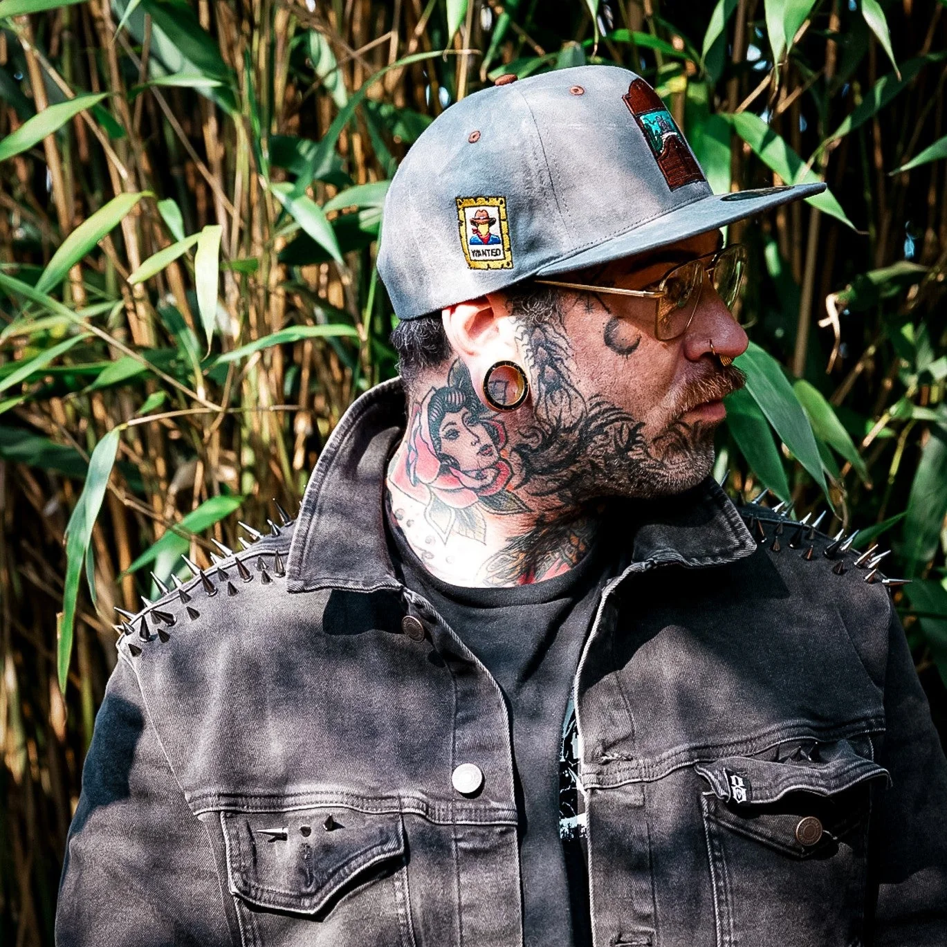 Bar Fight Snapback - Grey Washed Fabric - Image 5