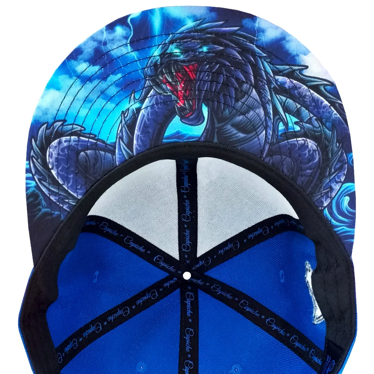 Basilisk Snapback - Blue & Artificial Leather - Image 16