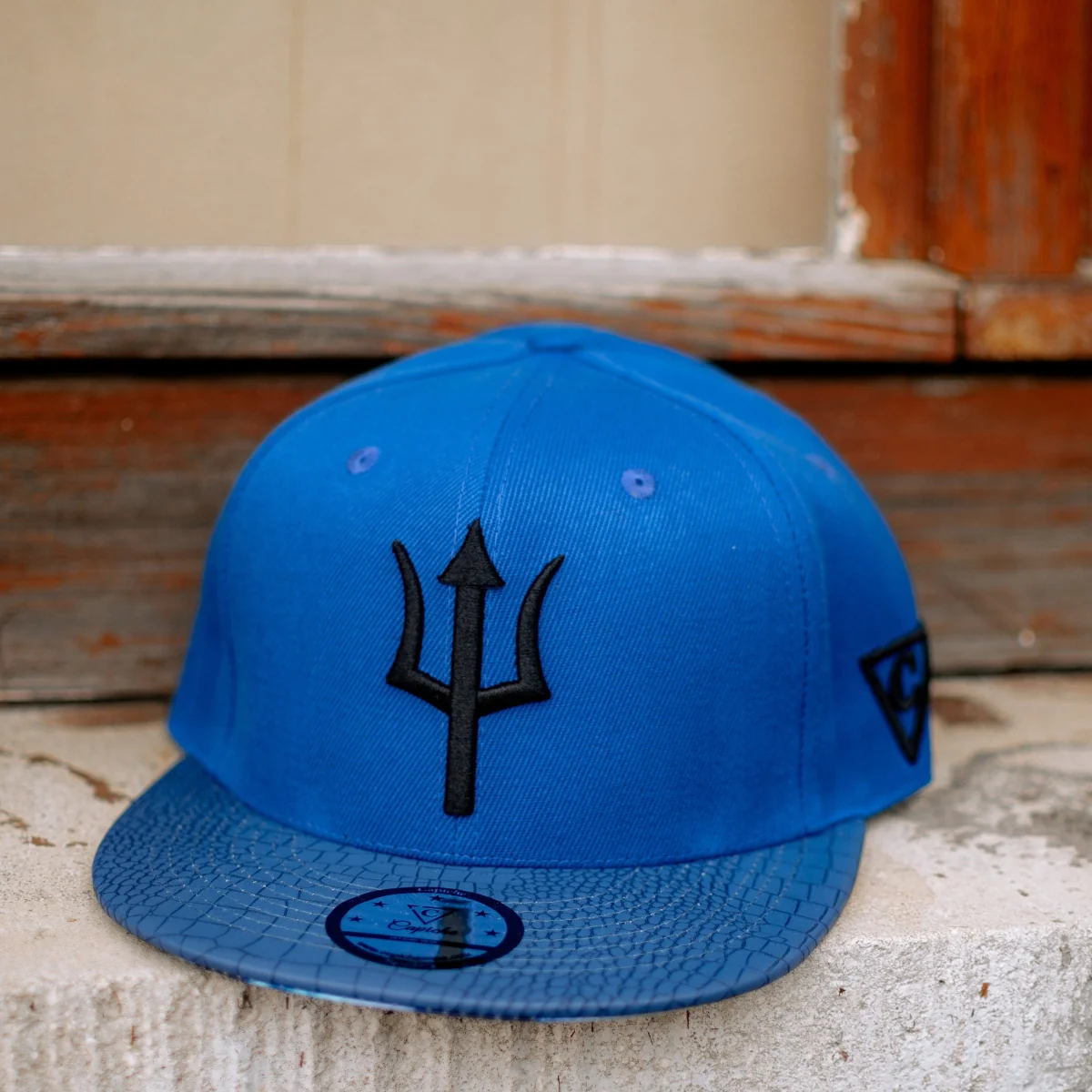 Basilisk Snapback - Blue & Artificial Leather - Image 5