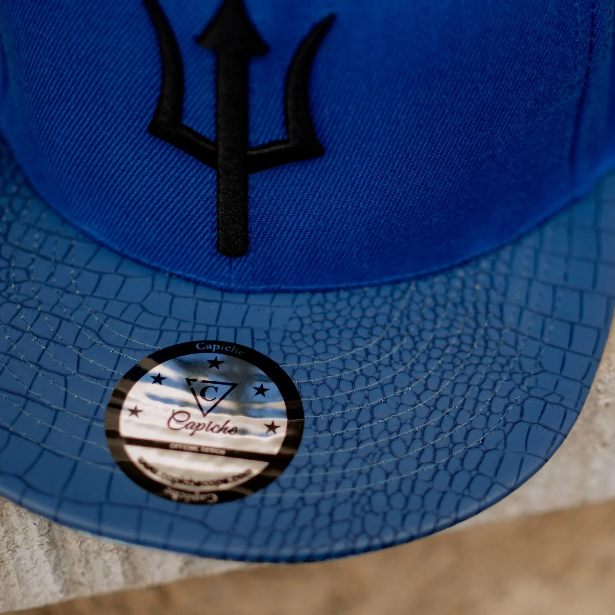 Basilisk Snapback - Blue & Artificial Leather - Image 7
