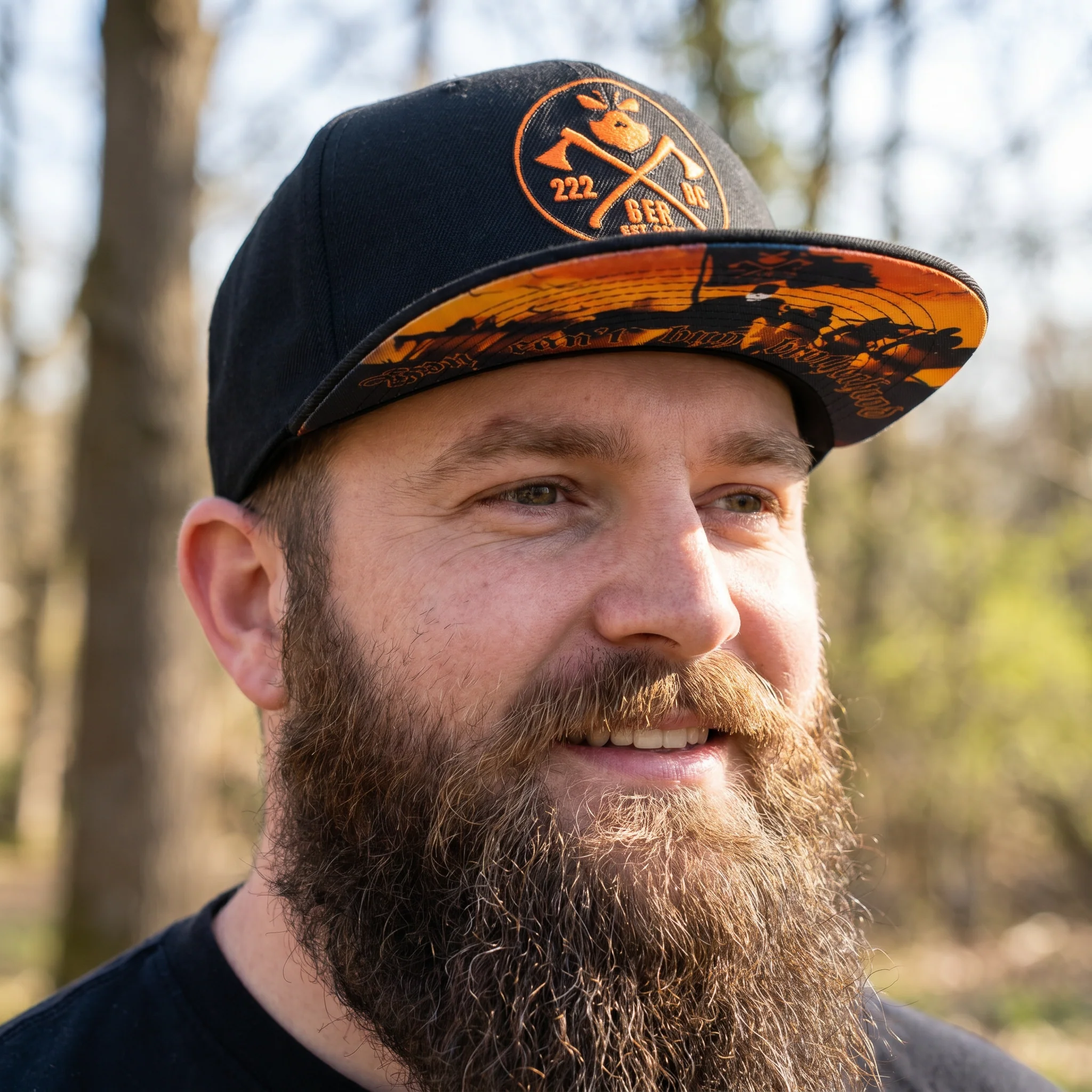 LIMITED EDITION BeardedBadBoysGermany Collab Snapback - Black - Image 3