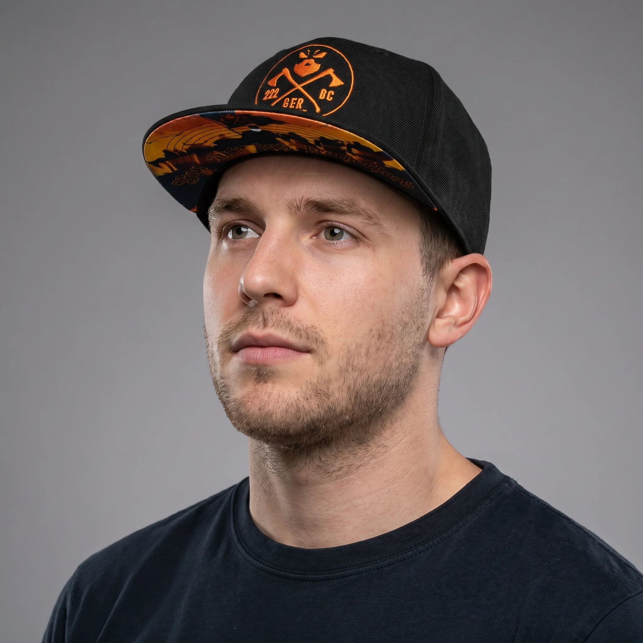 LIMITED EDITION BeardedBadBoysGermany Collab Snapback - Black - Image 4
