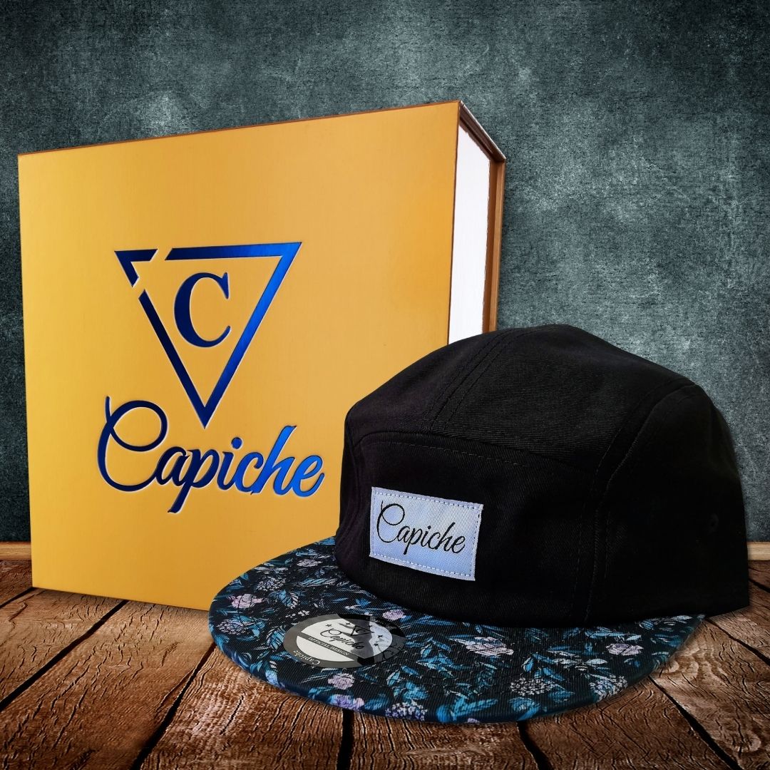 Black Bee 5-Panel Cap - Image 3