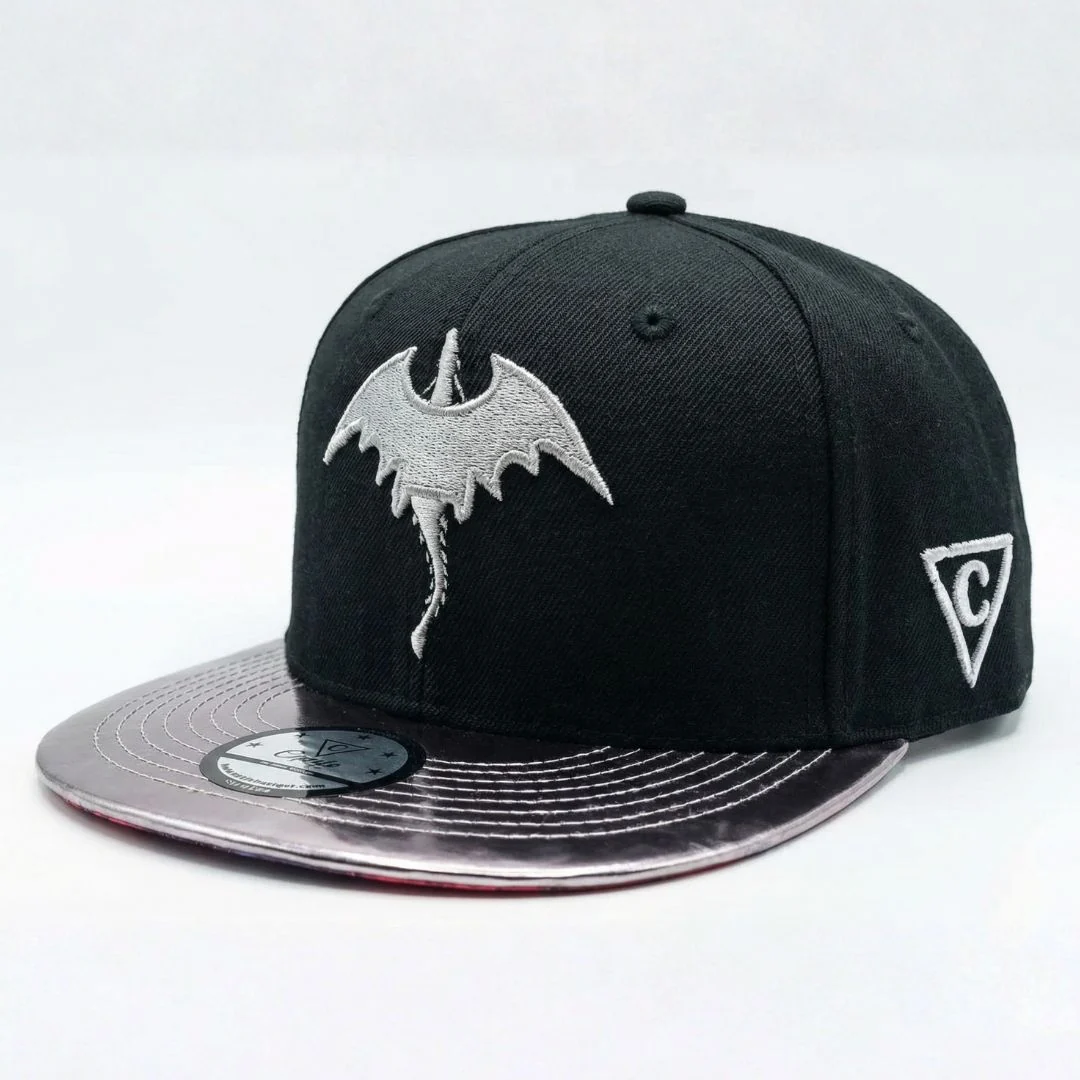 Black Dragon Snapback - Black/Grey Metallic - Image 5