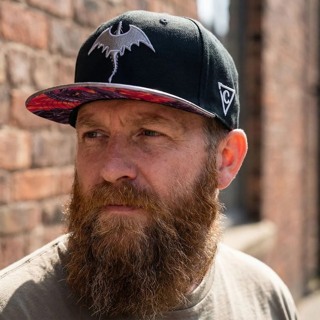 Black Dragon Snapback - Black/Grey Metallic - Image 6