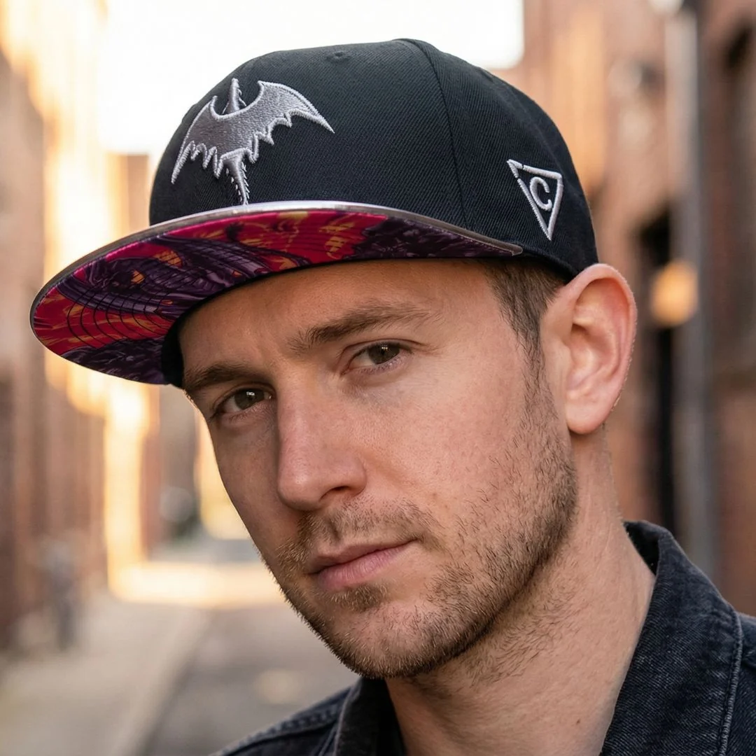 Black Dragon Snapback - Black/Grey Metallic - Image 9