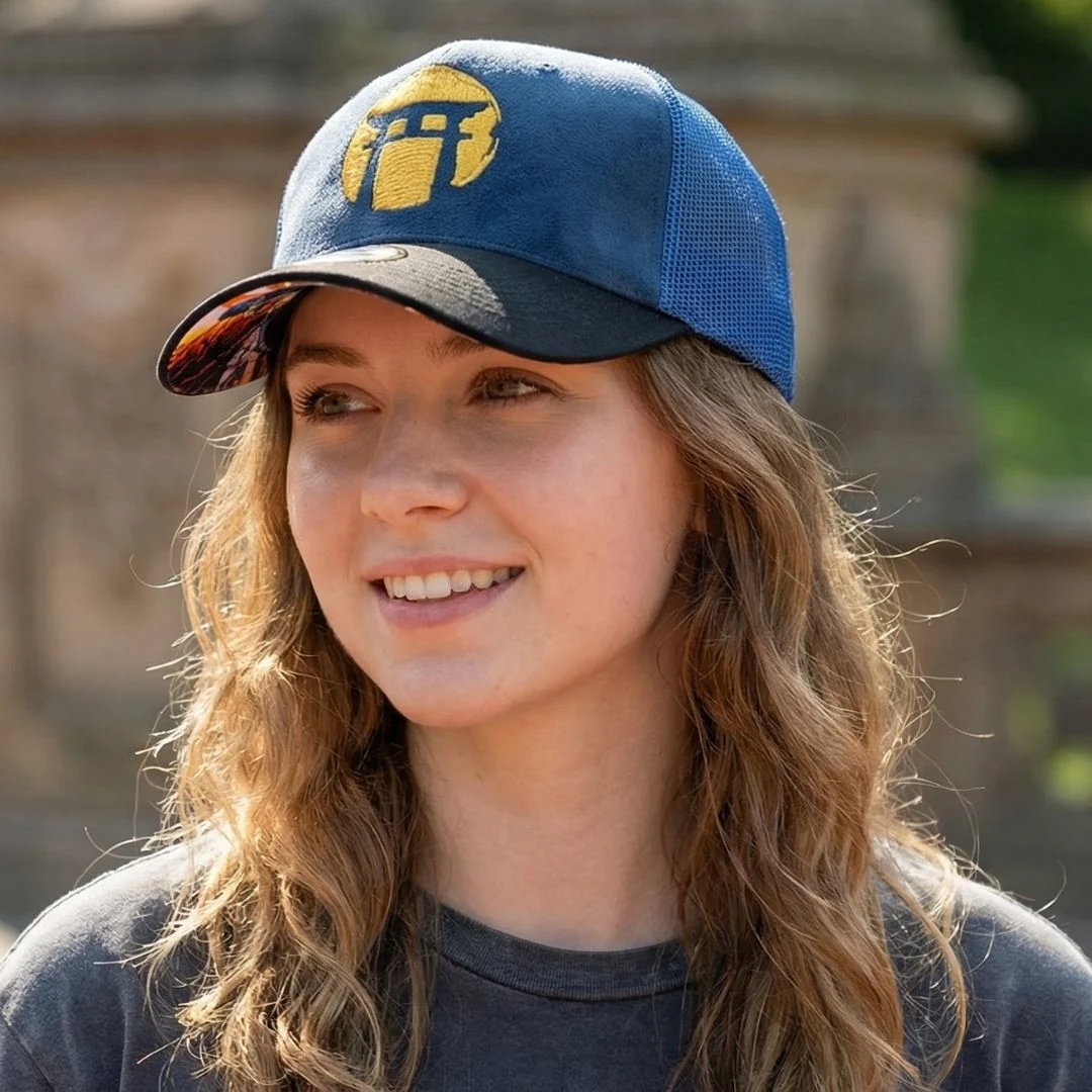 Blue Samurai Trucker Cap - Blue/Black - Image 5