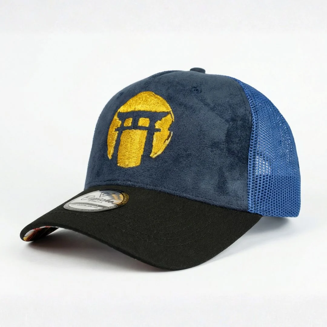 Blue Samurai Trucker Cap - Blue/Black - Image 6
