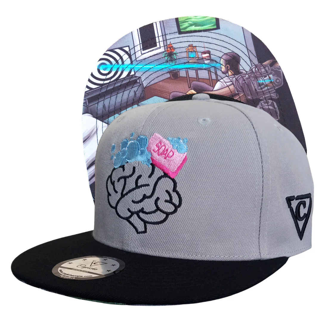 Brainwashed Snapback - Grey/Black