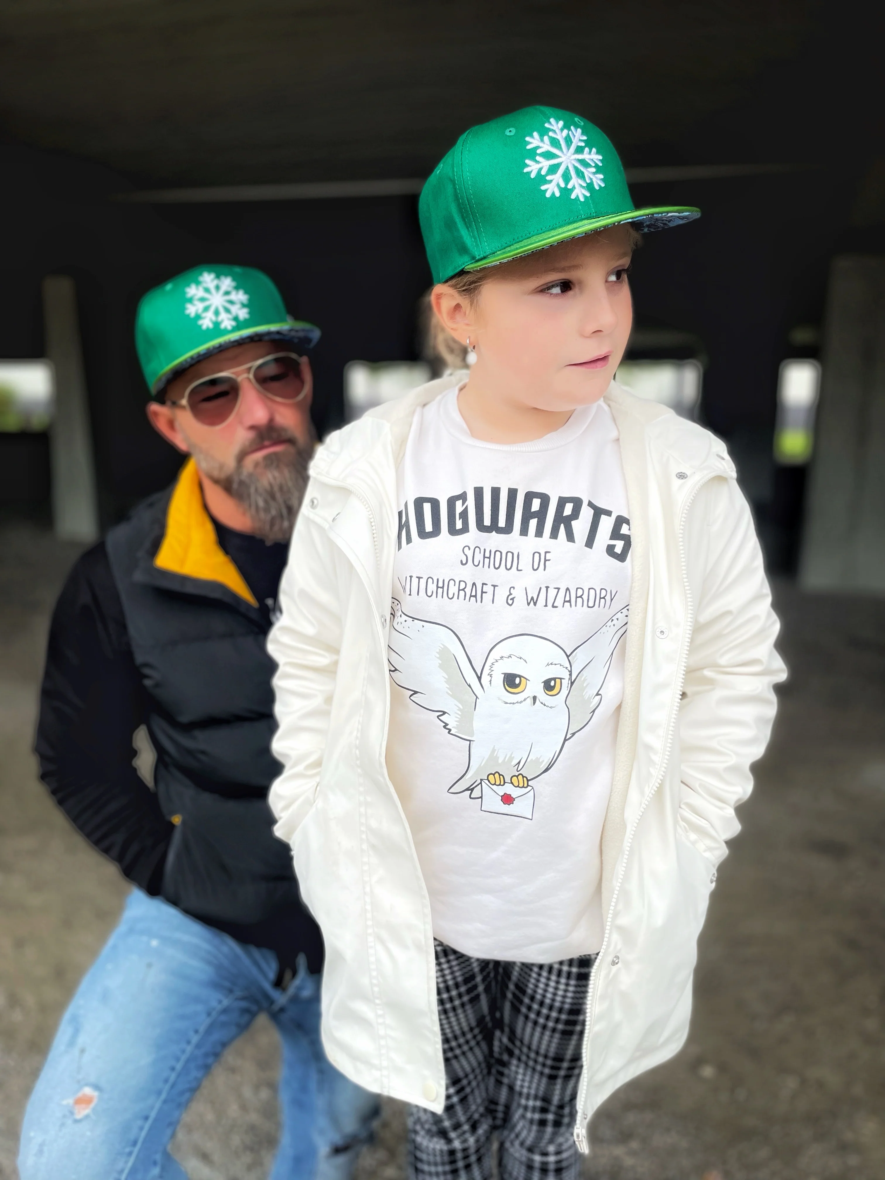 LIMITED Christmas Snapback Ice Beast Child Size - Green/Holographic - Image 6