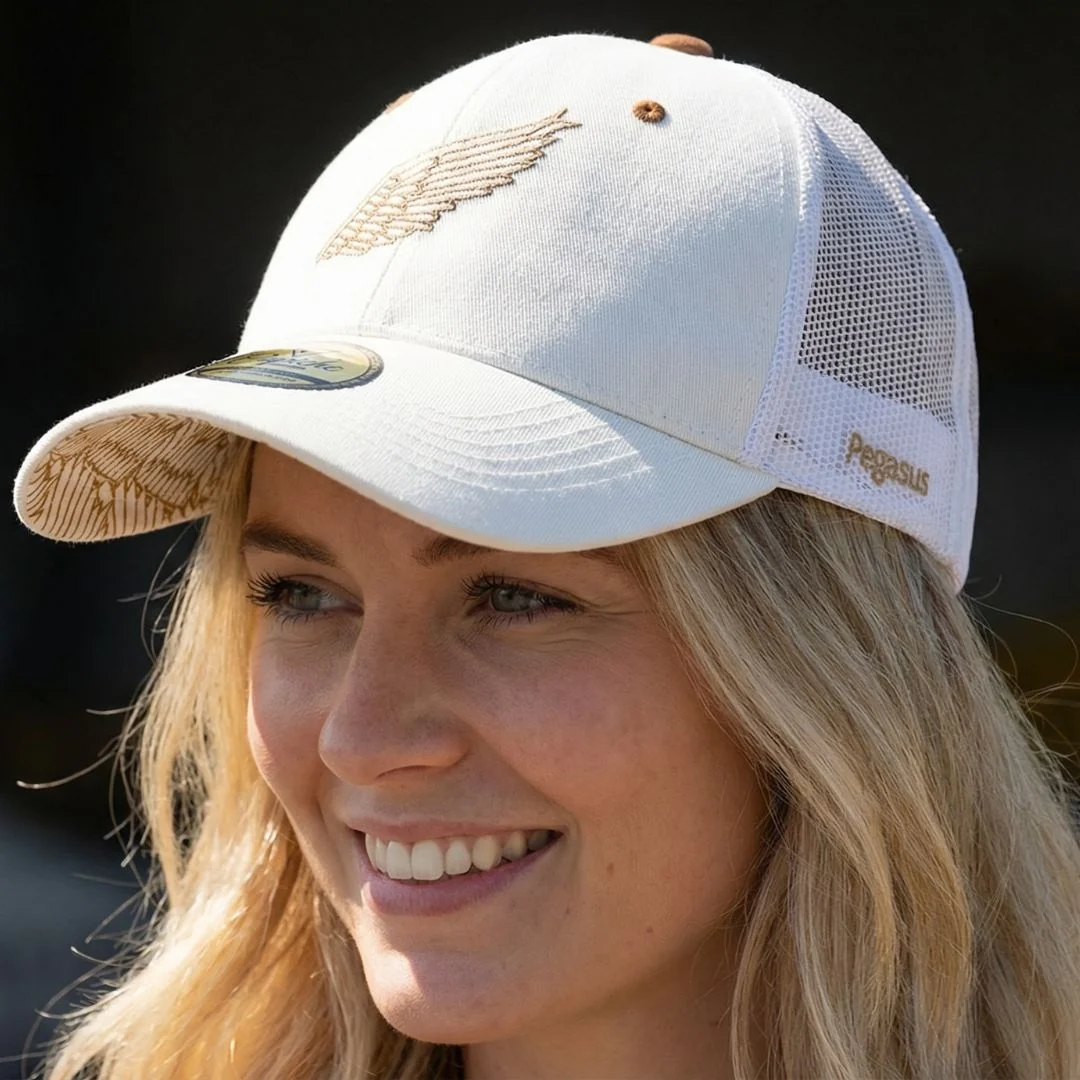 Clean Greek Pegasus Trucker Cap - White - Image 5