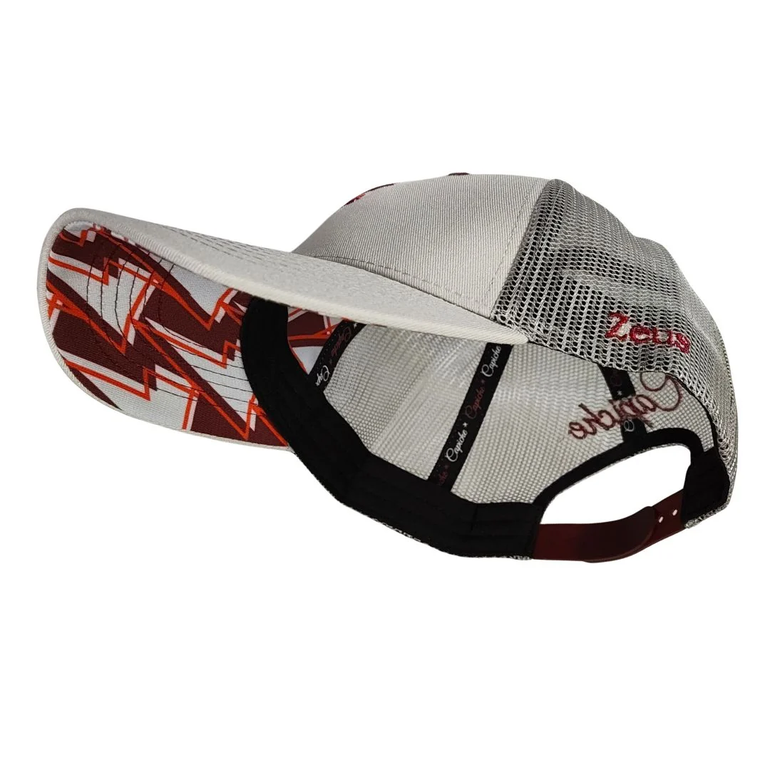 Clean Greek Zeus Trucker Cap - Grey - Image 9