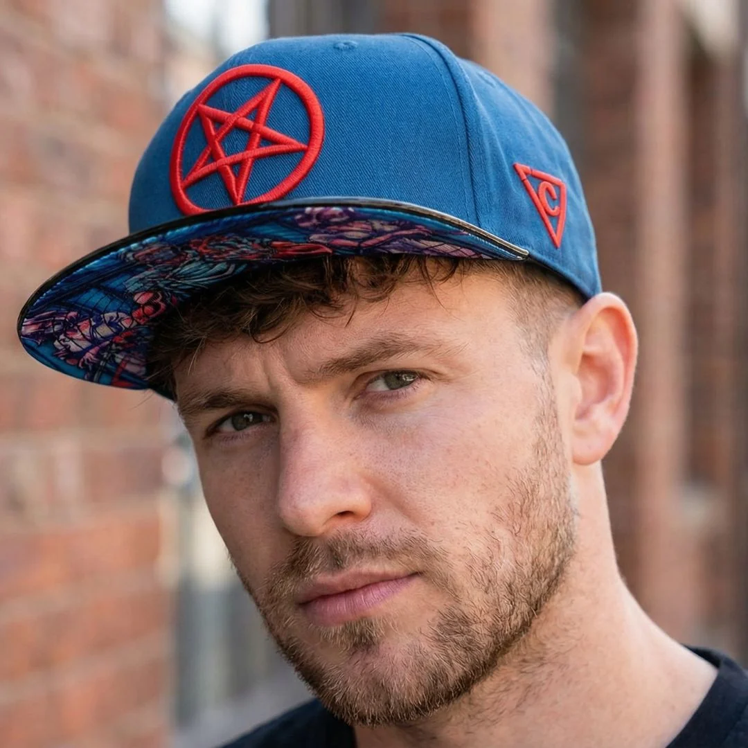 Cursed Doctor Snapback - Blue/Black Metallic - Image 6