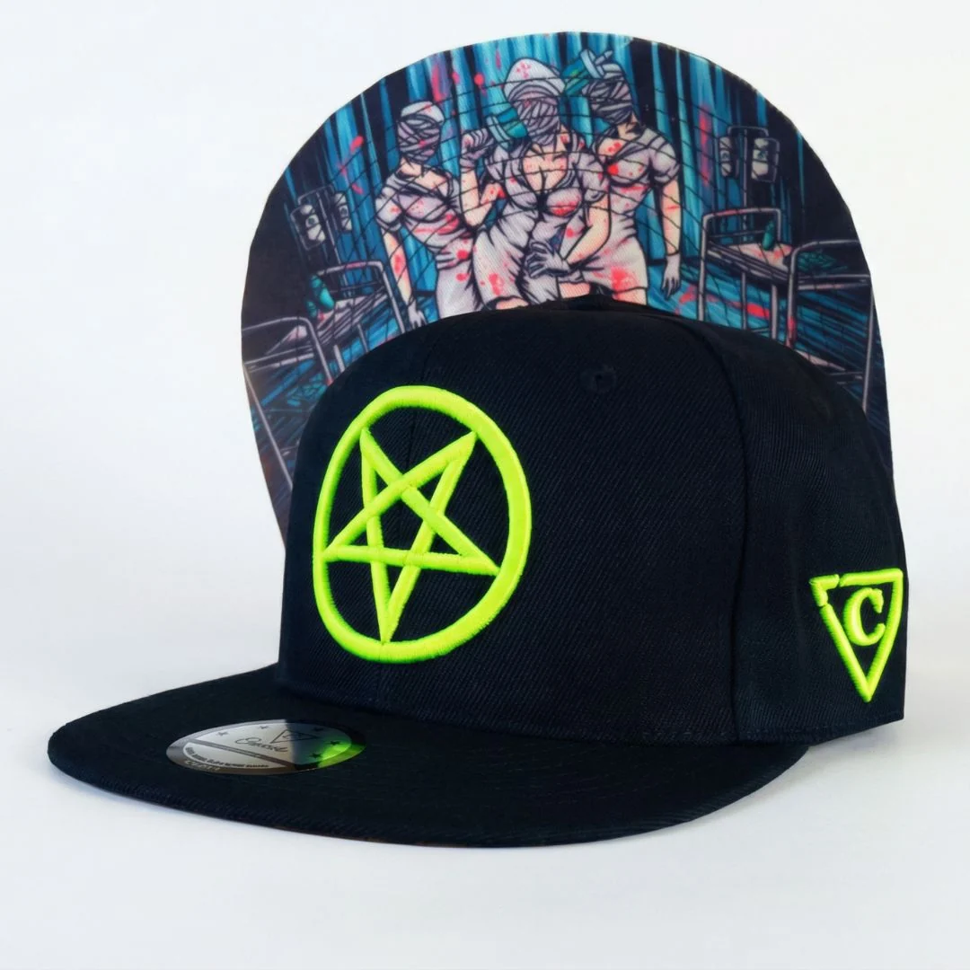 Cursed Nurse Snapback - Black - Image 10