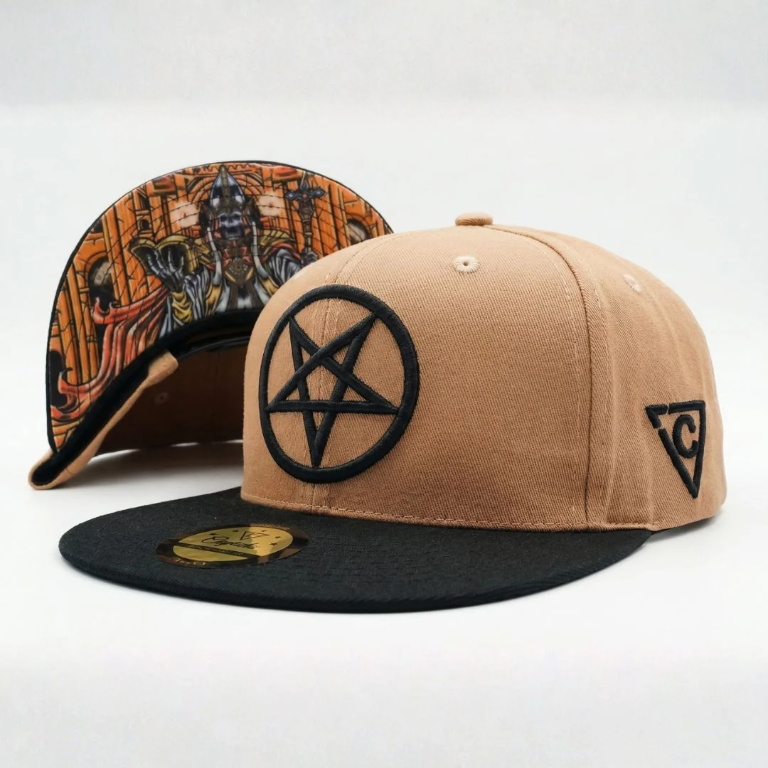 Cursed Priest Snapback - Light Brown - Image 4