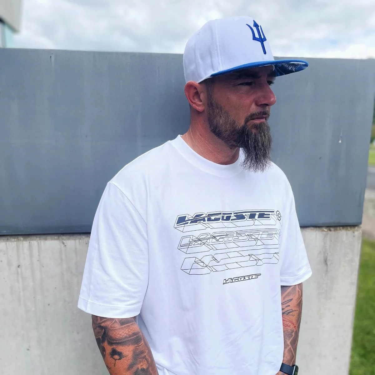 Cycnus Snapback - White/Blue - Image 4
