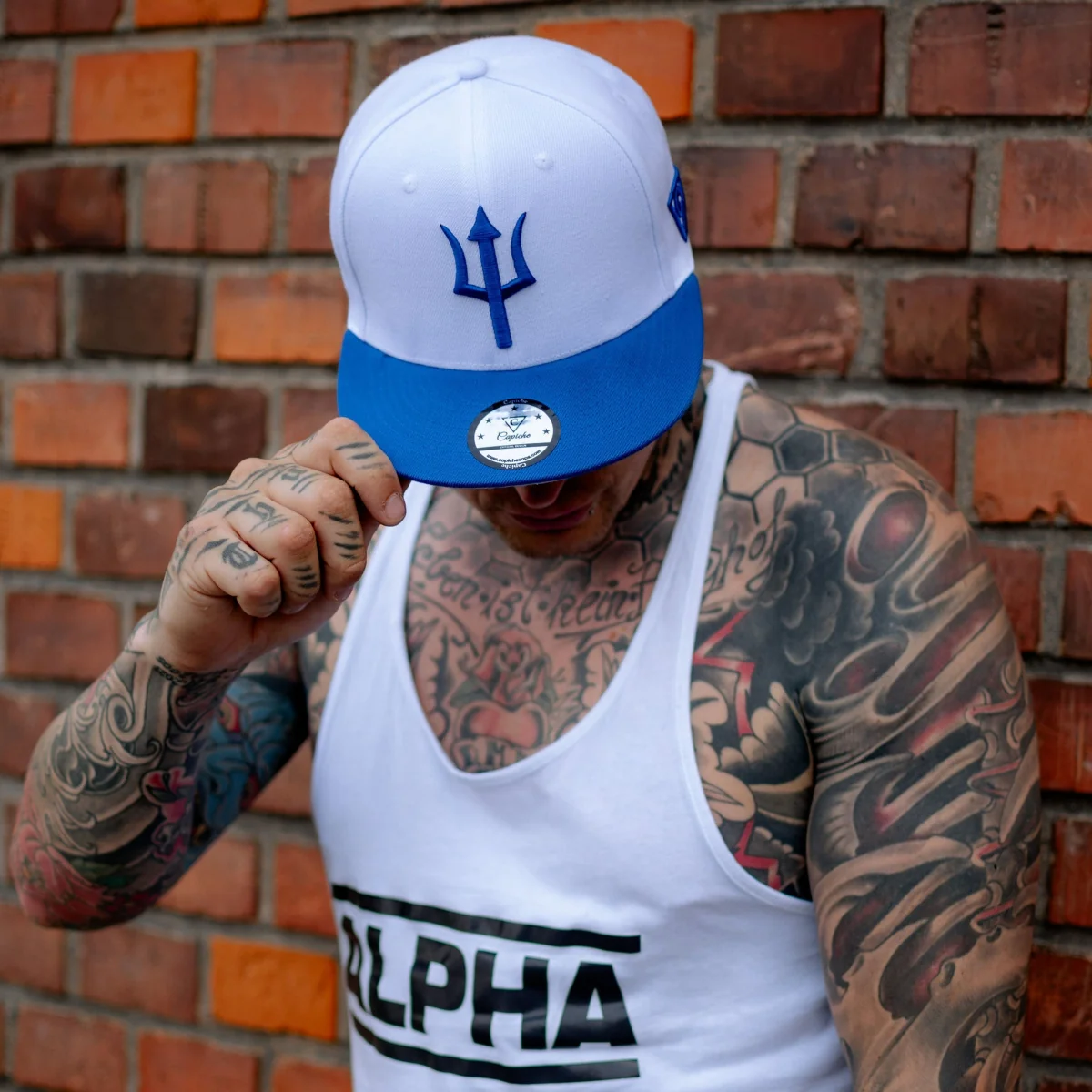 Cycnus Snapback - White/Blue - Image 7