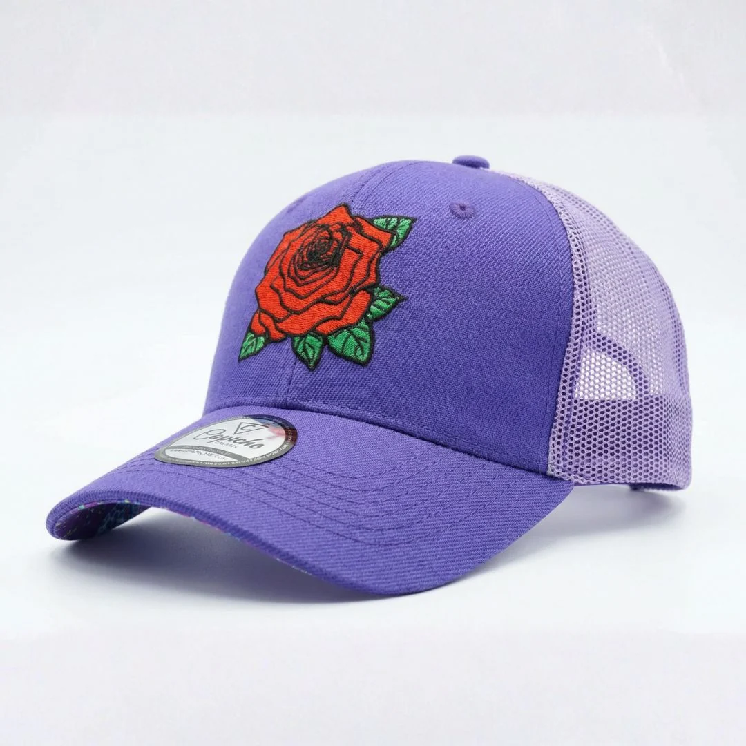 Day Of The Dead 1 Trucker Cap - Purple - Image 3
