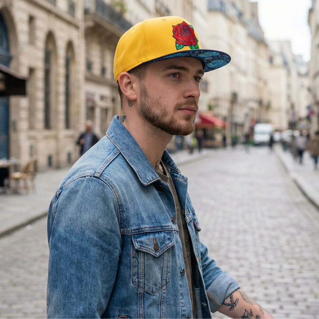 Day Of The Dead 2 Snapback - Yellow - Image 6