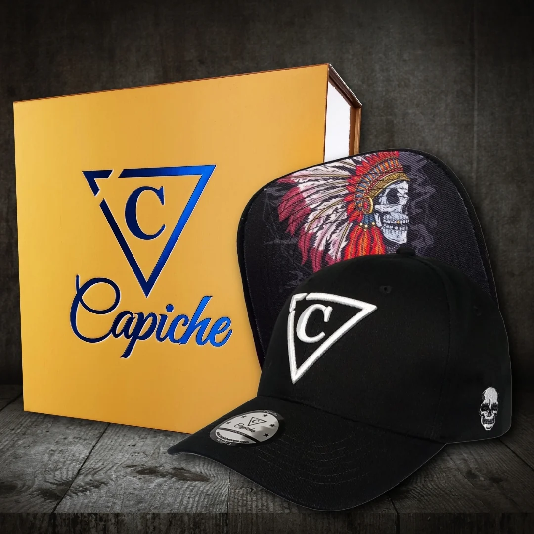 Dead Chief Curved Baseball Cap - Black - Image 14