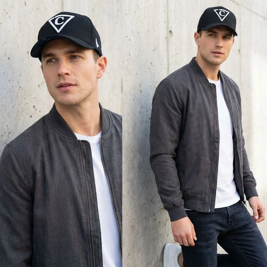 Devilish Curved Baseball Cap - Black - Image 4