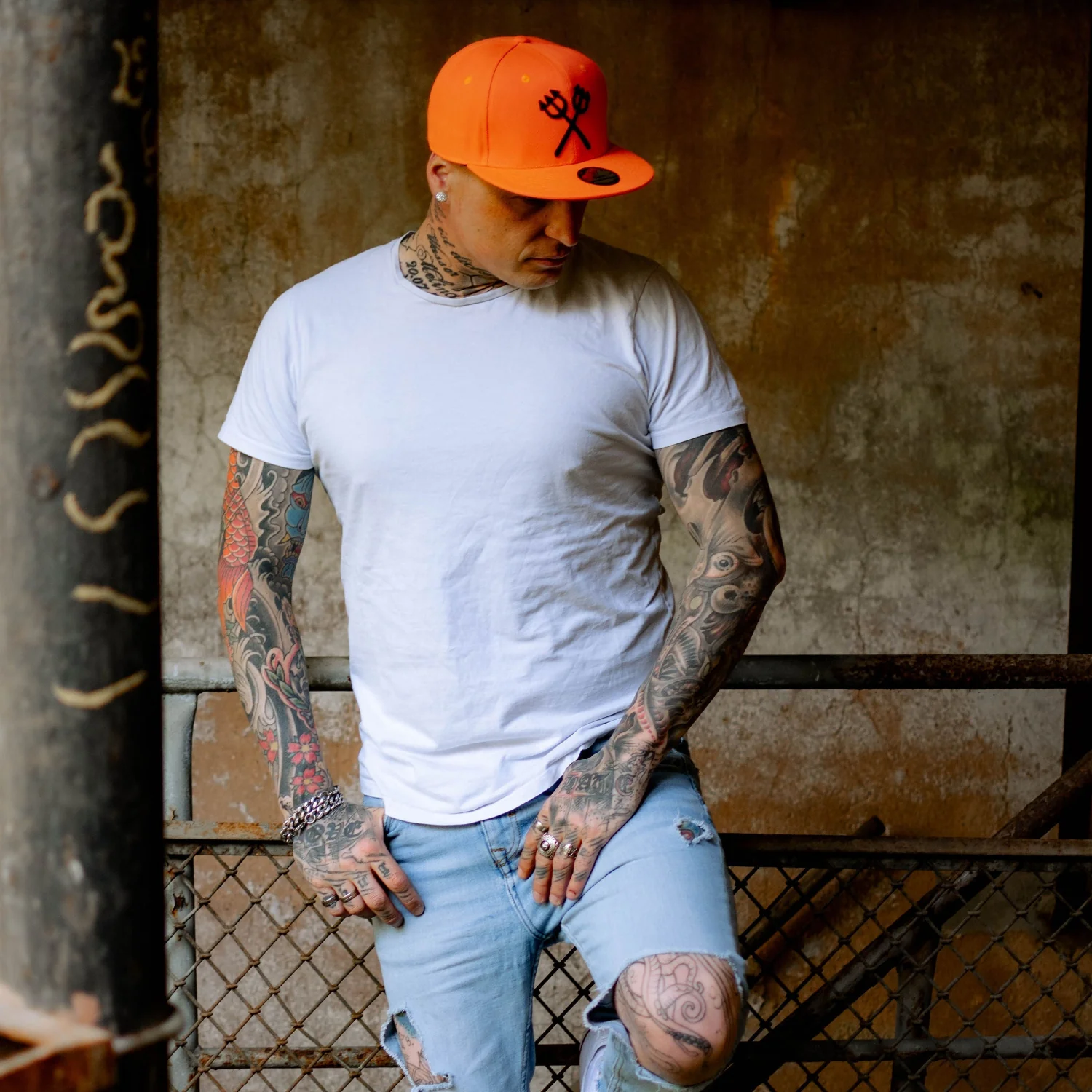 Devil's Gate Snapback - Neon Orange - Image 9