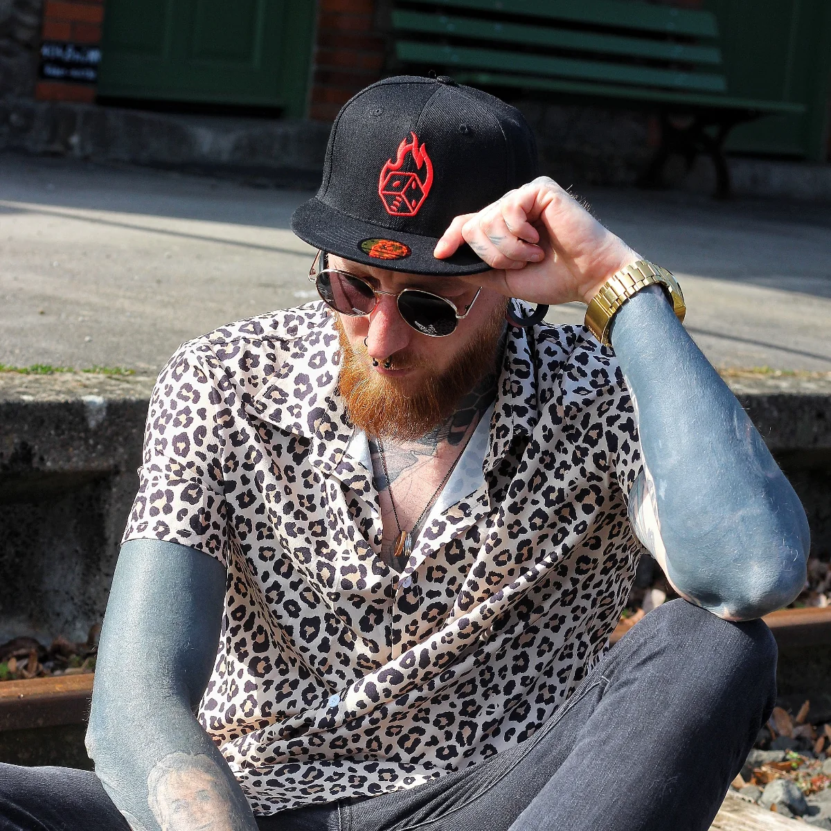 Dice Snapback - Black - Image 12