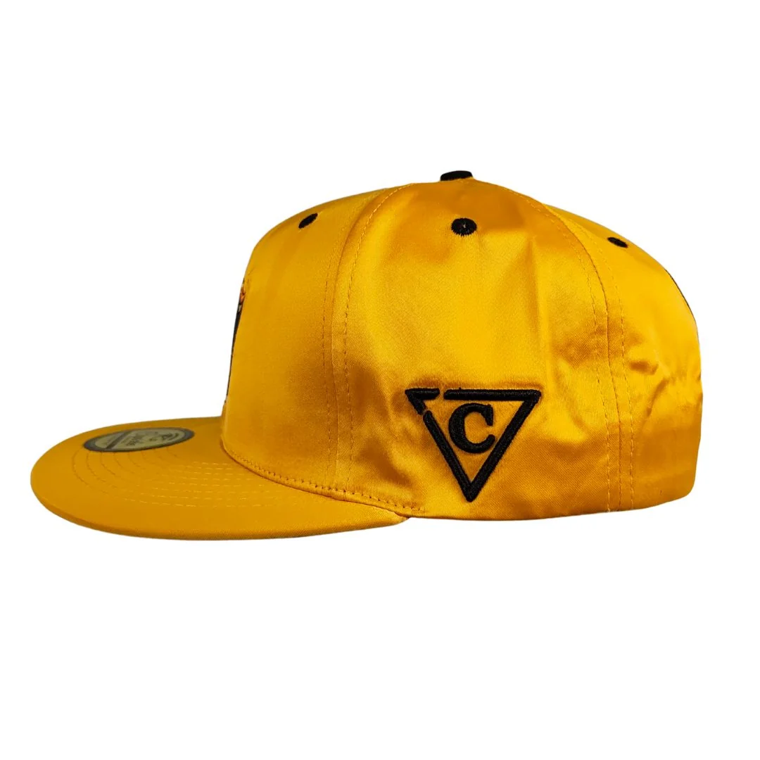 LIMITED EDITION Egyptian Night Snapback - Yellow Satin - Image 7