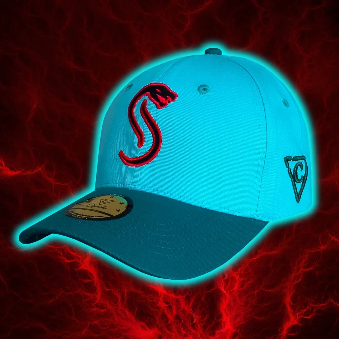 Fire Snake Curved Cap - Blue - Image 12