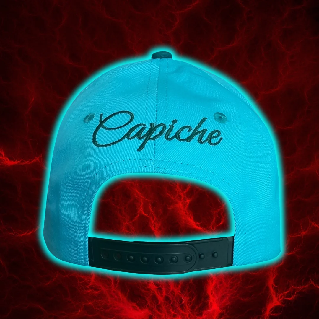 Fire Snake Curved Cap - Blue - Image 13