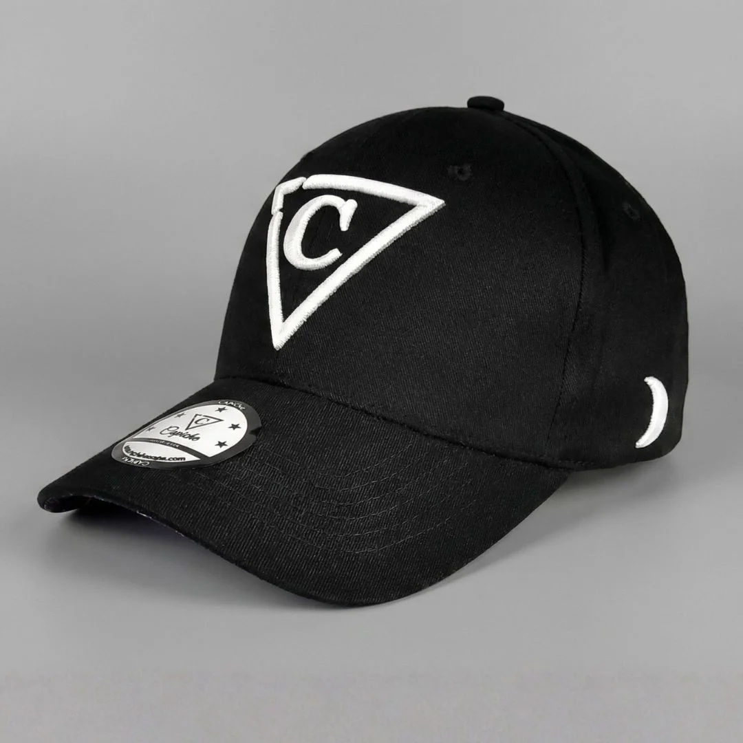 Focused Owl Curved Baseball Cap - Black - Image 9