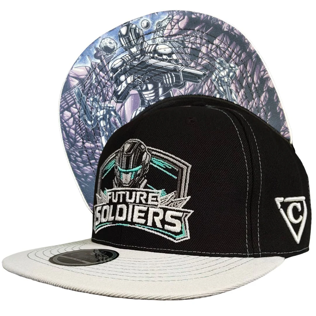 Future Soldiers Snapback - Black/White