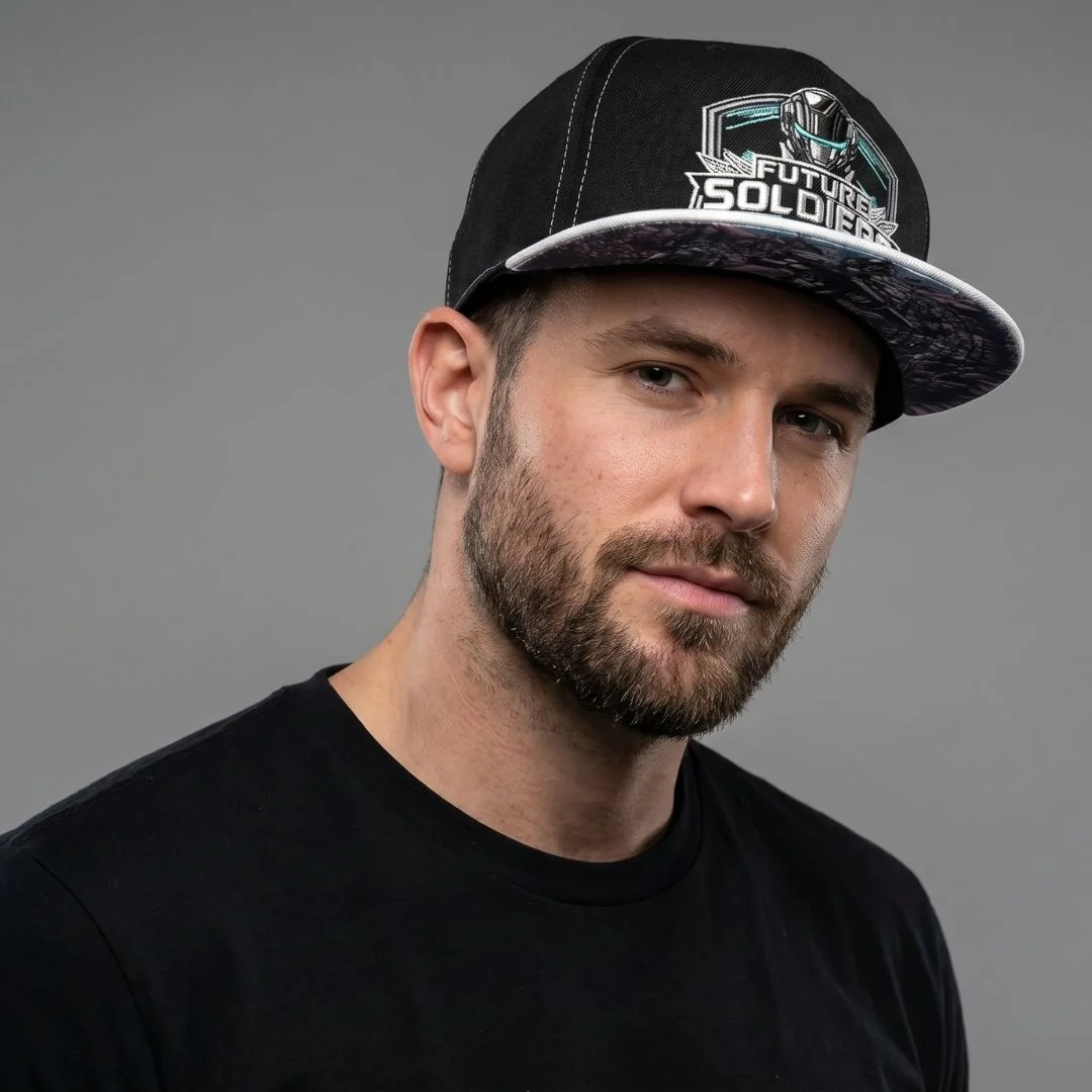 Future Soldiers Snapback - Black/White - Image 3