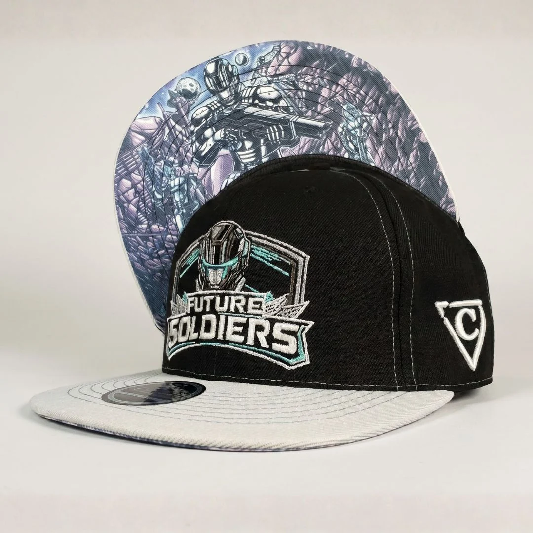 Future Soldiers Snapback - Black/White - Image 6