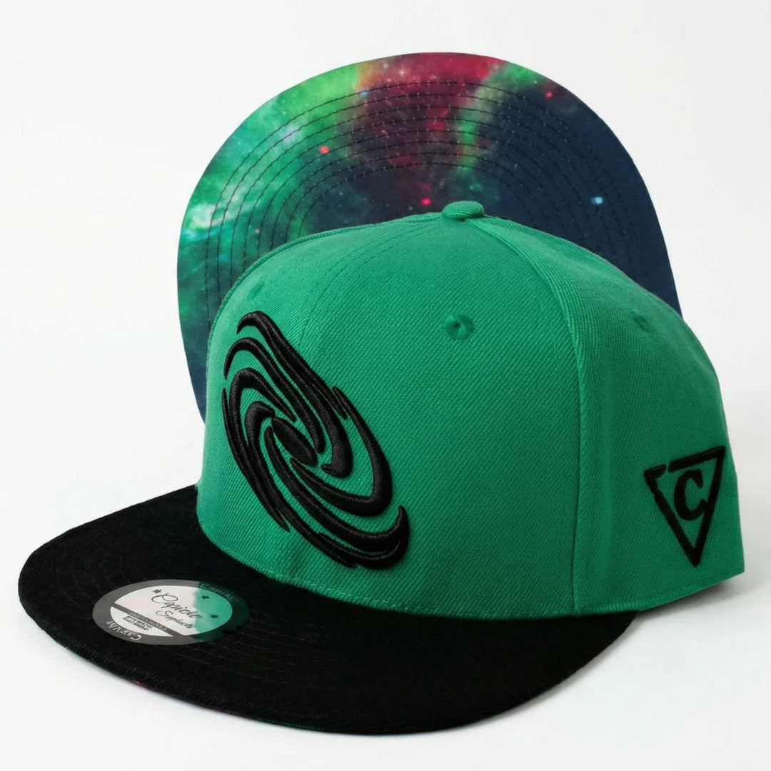 Green Galaxy Snapback - Image 5