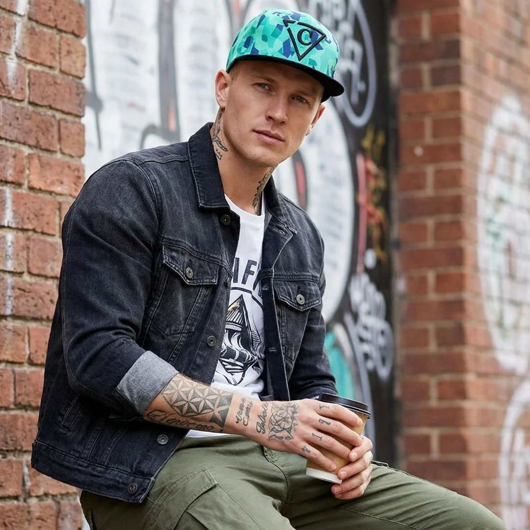 Green Polygon Snapback - Image 6