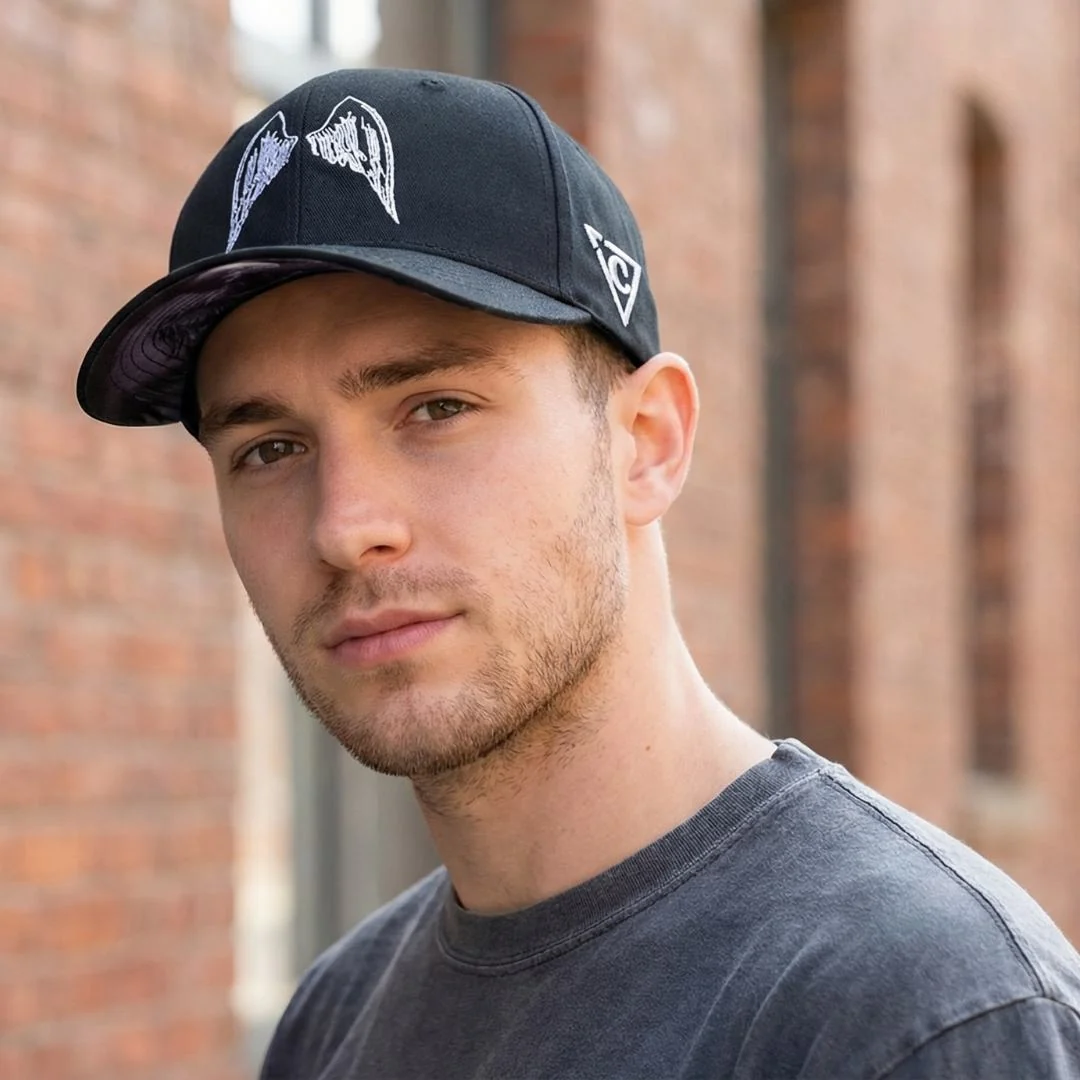 Grim Curved Cap - Black - Image 8