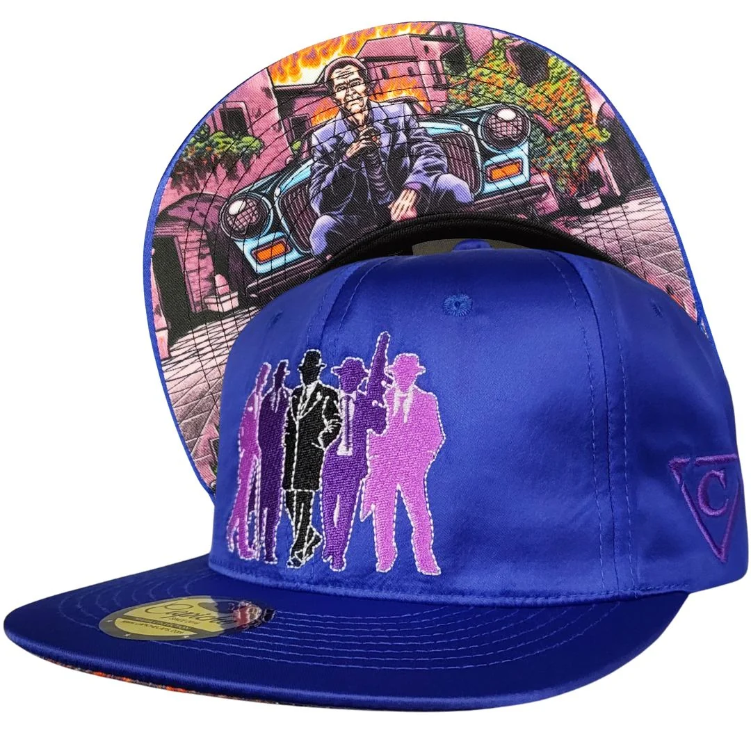 Heir To The Code Snapback No. 5 - Blue Satin