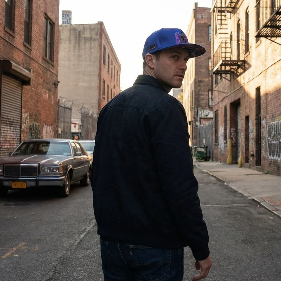 Heir To The Code Snapback No. 5 - Blue Satin - Image 4