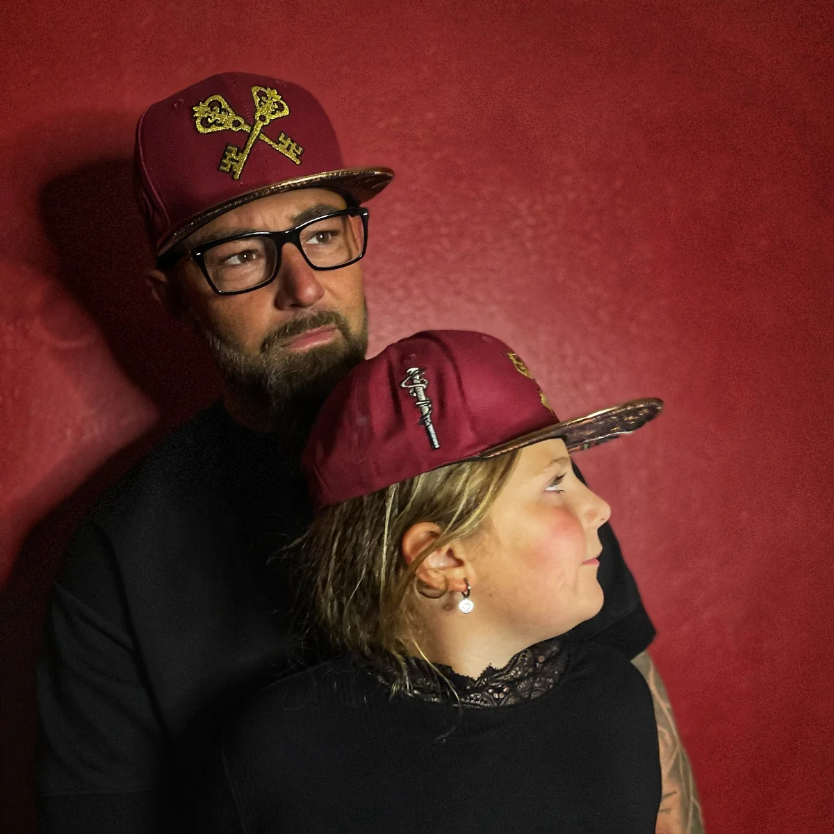 Hidden Room Snapback Child Size - Dark Red/Brown Metallic - Image 7